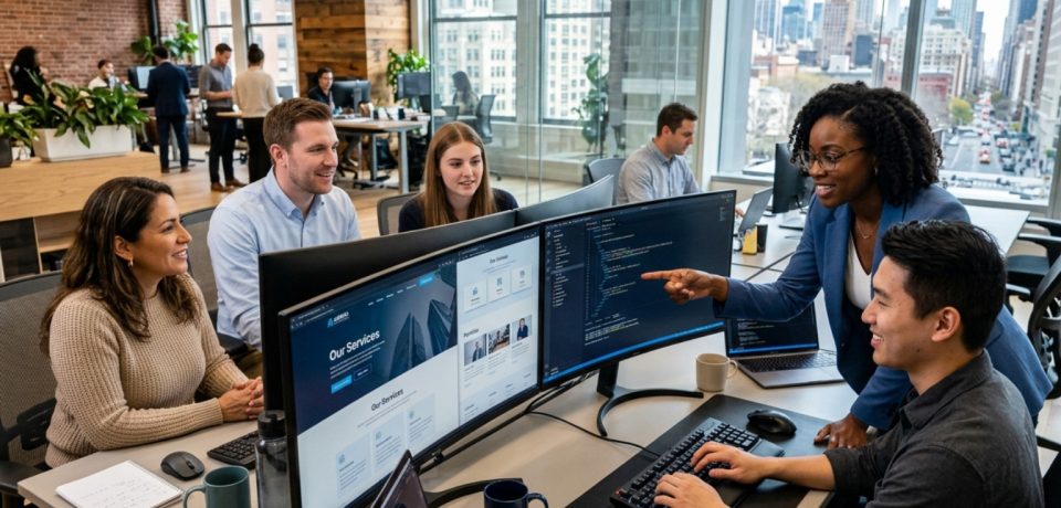 custom corporate website development