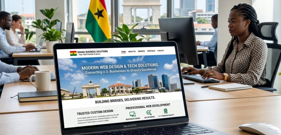 custom website design ghana