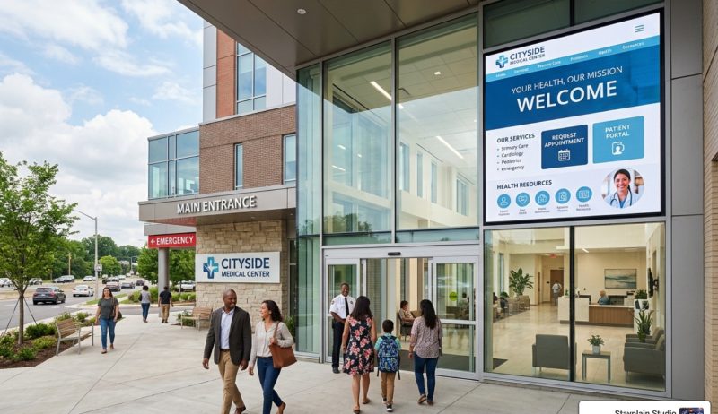 custom website design hospitals