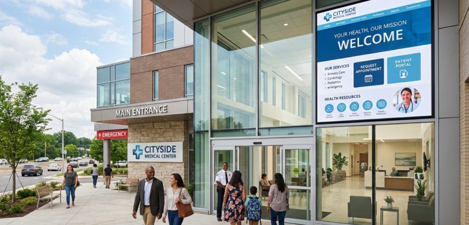 custom website design hospitals