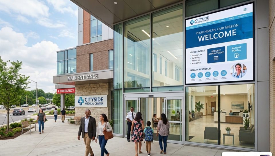custom website design hospitals