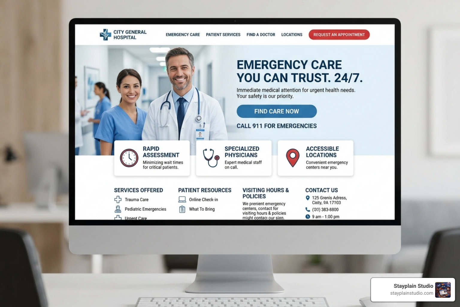 emergency-hospital-website-design-guide-image emergency hospital website design