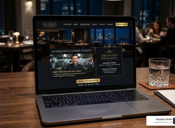 fine dining restaurant website