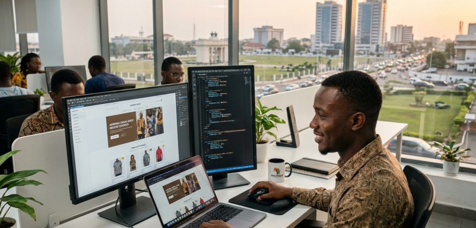 hire website designer ghana