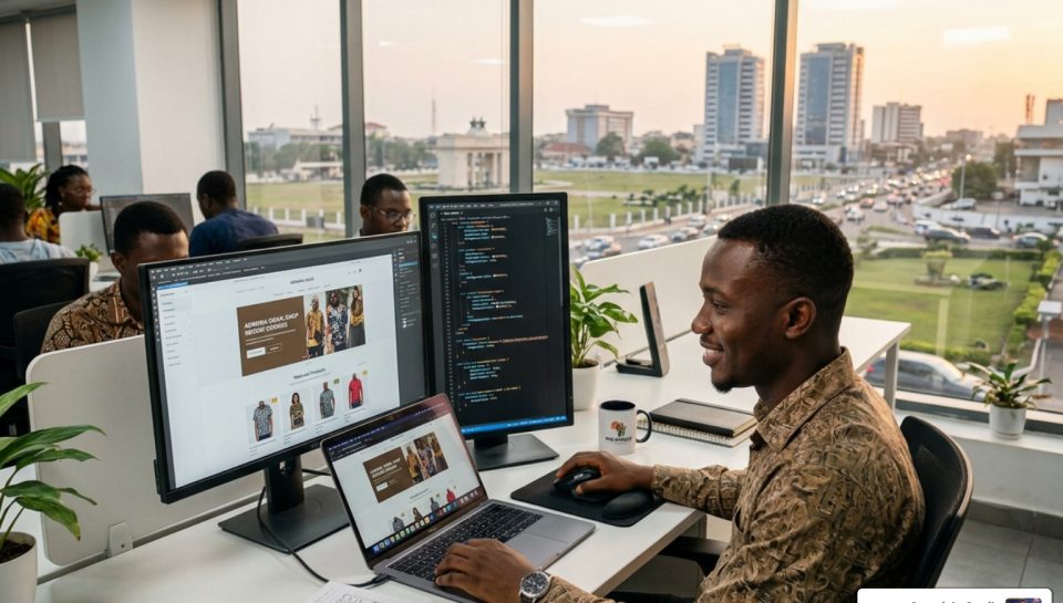 hire website designer ghana