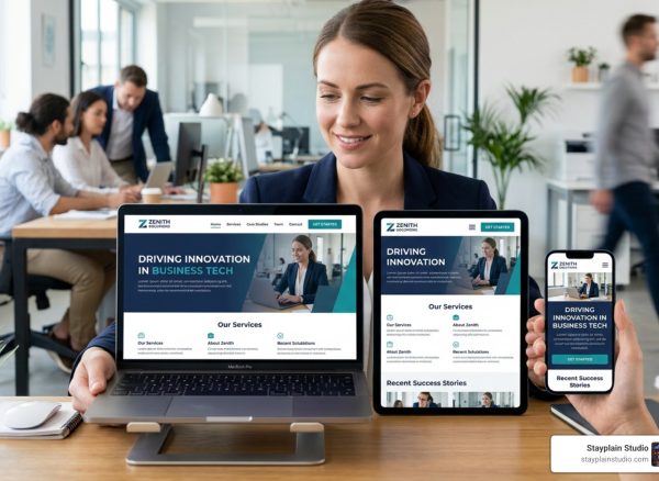 responsive business website services
