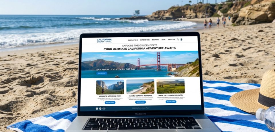 travel website design services