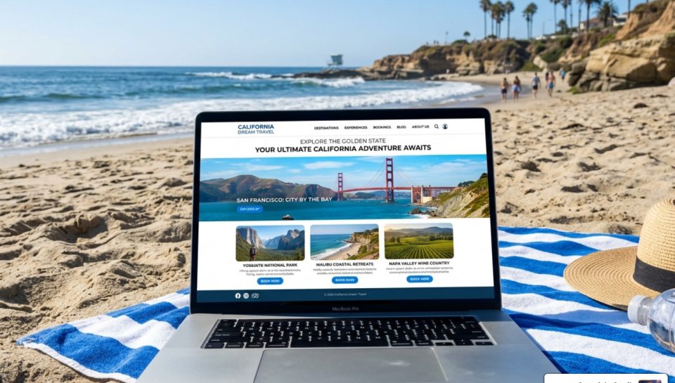 travel website design services